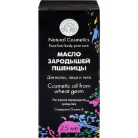 Косметическое масло зародышей пшеницы Бацькина баня натуральное для тела, волос, лица, массажа, антицеллюлитное, 25 мл 16110-ВИ