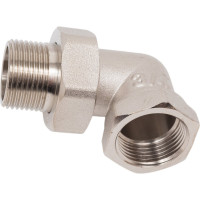 Сгон (американка) DOUBLE-LIN латунный никелированный угловой н/в 3/4" LL6049 (3/4")
