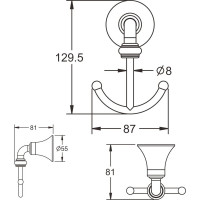 Крючок Rose RG1221