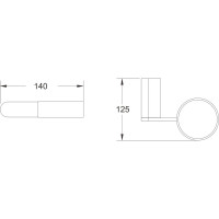 Стеклянная мыльница Rose RG1703H