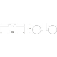Двойной подстаканник Rose RG1722T