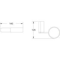 Стеклянная мыльница Rose RG1703T