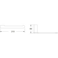 Полотенцедержатель Rose RG1706H