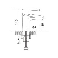 Смеситель для раковины Shevanik S5601