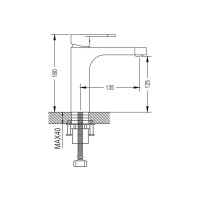 Смеситель для раковины Shevanik S8601