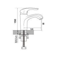 Смеситель для раковины Shevanik S5501