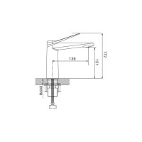 Смеситель для раковины Shevanik S8401