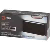 Декоративная подсветка ЭРА WL41 BK светодиодная 10Вт 3500К черный IP54 для интерьера, фасадов зданий Б0054417