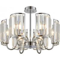 Хрустальная подвесная люстра Citilux Грета Хром CL333161