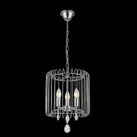 Подвесная люстра Citilux Джина Хром CL462131