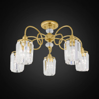 Хрустальная люстра Citilux Синди Золото CL330152
