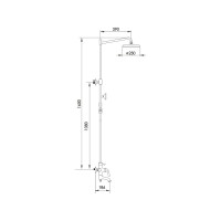 Душевая система Rose R0236H