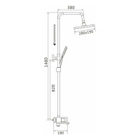 Душевая система SHEVANIK S9036H