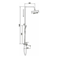 Душевая система SHEVANIK S8136H