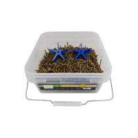 Саморезы для монтажа террас и фасадов Camo Deck Wood Screws 41x4,2 mm, C4, T20 1750 шт., с антикоррозийным покрытием, арт. 411750C4