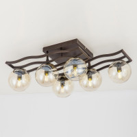 Потолочная люстра Citilux Бриз венге CL106265