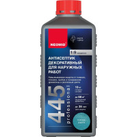 Декоративный антисептик для наружных работ NEOMID 445 1 кг горное озеро Н-445-1/горн.оз