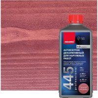 Декоративный антисептик для наружных работ NEOMID 445 1 кг таежная брусника Н-445-1/таежн.бр