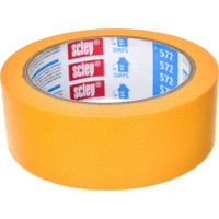 Малярная лента SCLEY серия 572, ультратонкая, размер 30 мм х 33 м, жёлтая 0300-723330