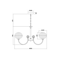Люстра Freya Degni FR6026PL-06CH