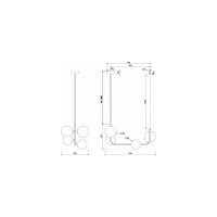 Люстра Freya haolang FR4005PL-04B