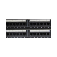 Патч-панель Netlink 19", 2u, 48 портов, сат5е 00000001016