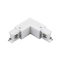 Коннектор для трековых систем DesignLed левый, белый угловой CN-3F-L-L-WH