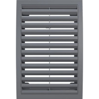 Решетка вентиляционная РРН разъемная 200х300 мм ASA Gray STREETLIN ERA 88-029