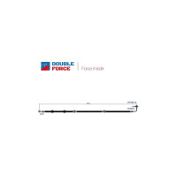 Шланг тормозной DFH0133 Double Force 1739894