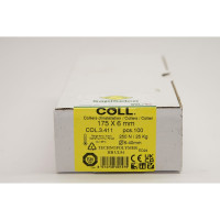 Кабельные стяжки с одинарной горизонтальной головкой SapiSelco 175x6 мм, черные COL.3.411