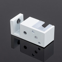 Нижняя направляющая SERVICE PLUS двойная, белый матовый, sus304 N02-402WM/sus304