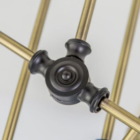 Люстра Citilux Планета на штанге поворотная Бронза CL105165