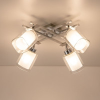 Люстра Citilux Риволи с поворотными плафонами Алюминий CL104140