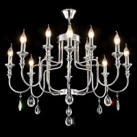 Подвесная люстра Citilux Рига Хром CL437221