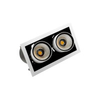 Встраиваемый двойной led светильник DesignLed spl 25w 3000k SPL-SQ2-25-WW