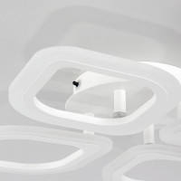 Люстра Citilux Ромби LED с пультом Белая CL236040R