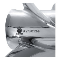 Гребной нержавеющий винт Skipper для Yamaha 25-30, 3x9-7/8"x13" SK664-45949-02-EL-SS