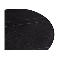 Деревянный стол Woodville Тулип 80x73 см, мрамор черный 530833