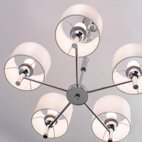 Люстра Citilux Аврора с белыми абажурами CL463150