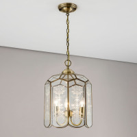 Подвесная люстра Citilux Витра-2 витражная Бронза CL442230