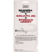 Твистеры Lucky John LJ 3D BBS Series KUBIRA FIRE TAIL 7.0in, 17.50/PG45, 1шт. 140436-PG45
