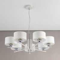 Подвесная люстра с абажурами Citilux Тильда Белая CL469170