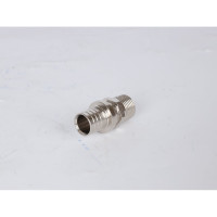 Переходник для труб из сшитого полиэтилена STOUT Sfa-0001-200212 с наружной резьбой 20x2.0x1/2" никелированный, аксиальный RG0091E43JJ8EG