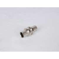 Соединительная муфта равнопроходная для труб из сшитого полиэтилена STOUT Sfa-0003-002002 20x2,0 никелированная, аксиальный RG0091E43G0D2G