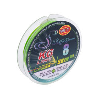 Плетеная леска WFT KG SLIGG LAZER SKIN G2x8 Chartreuse150/012 1D-C-520-012