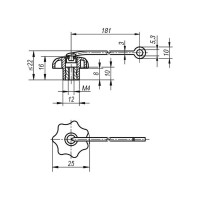 Звездообразная рукоятка KIPP K0155.604