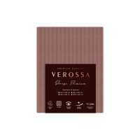 Простыня Verossa Stripe на резинке 180x200 см борт 30 см Ash 784514
