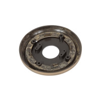 Одноместная рамка Мезонинъ пластиковая, d 92x14 мм, цвет - бронза, серия усадьба, тм GE30701-36