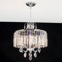 Подвесная хрустальная люстра Citilux Инга Хром CL335161