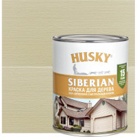 Акриловая краска для дерева HUSKY SIBERIAN слоновая кость RAL 1014, 0.9 л 31934